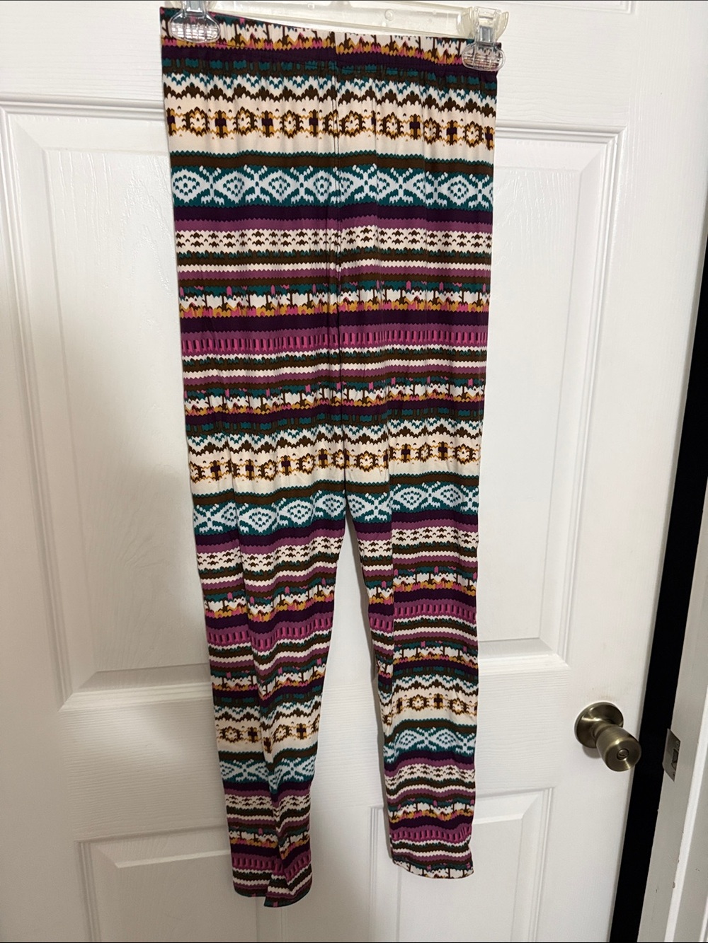 Girls Multicolor Patterned Leggings - Versatile Kids Bottoms